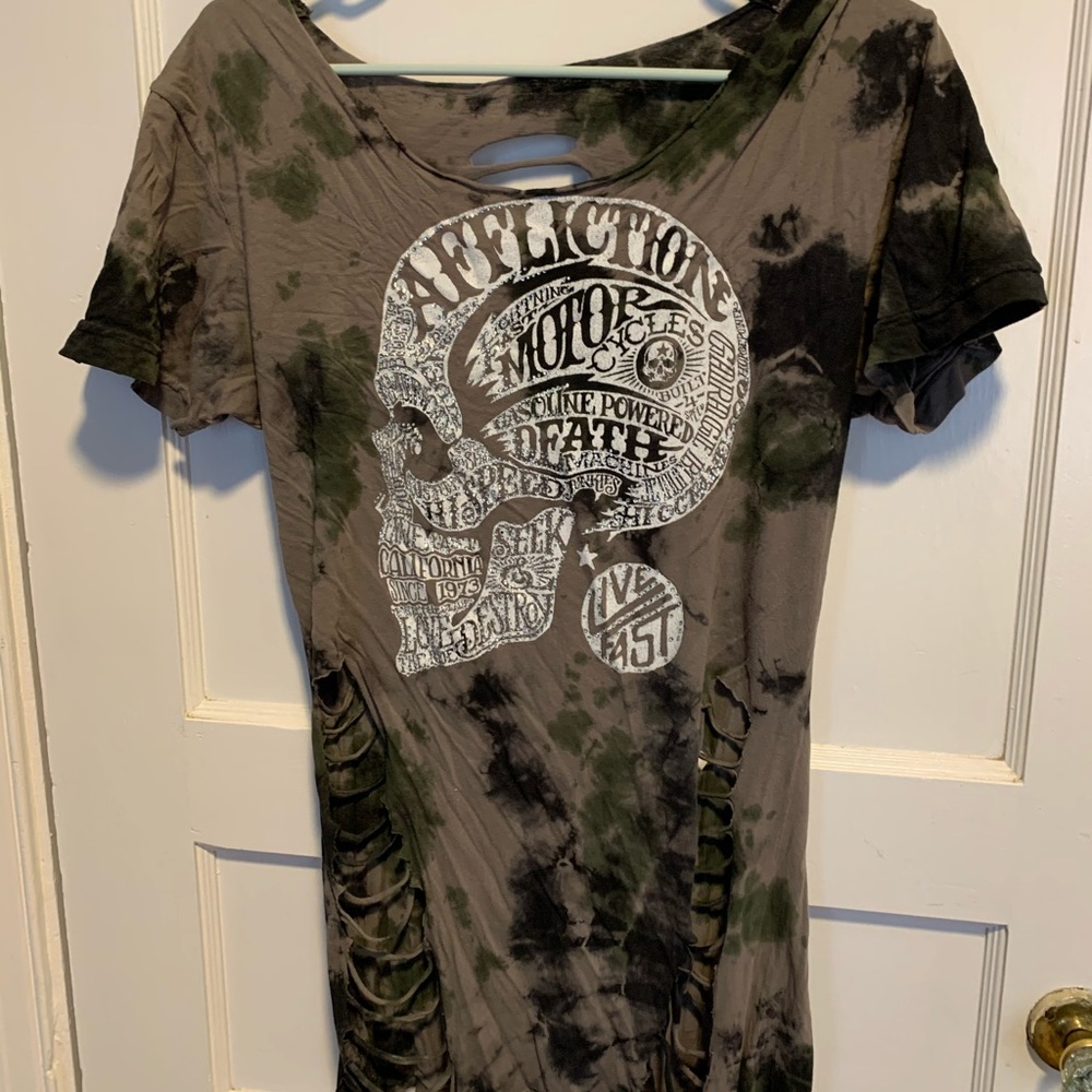 Short sleeve affliction shirt